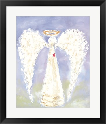 Framed Angel to Watch Over You Print