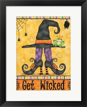 Framed Get Wicked Print