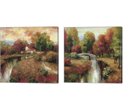 American Country 2 Piece Canvas Print Set by Adam Rogers