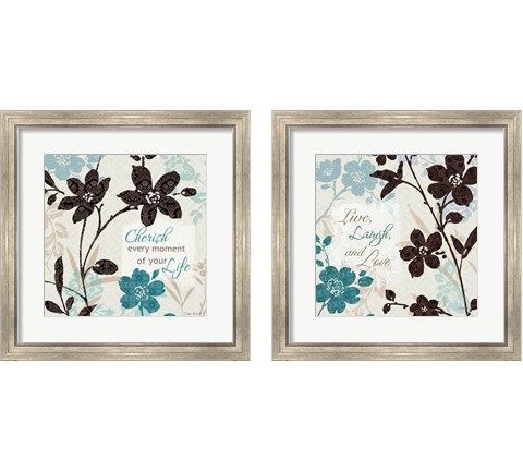 Botanical Touch Quote 2 Piece Framed Art Print Set by Lisa Audit