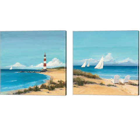Sandy Point 2 Piece Canvas Print Set by Avery Tillmon