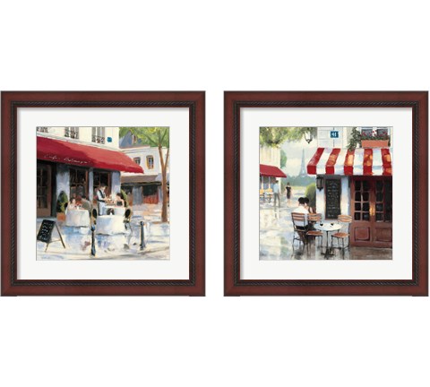 Relaxing at the Cafe 2 Piece Framed Art Print Set by James Wiens