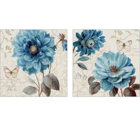 A Blue Note 2 Piece Art Print Set by Lisa Audit