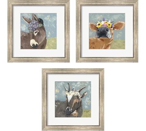 Farm Fun 3 Piece Framed Art Print Set by Jade Reynolds