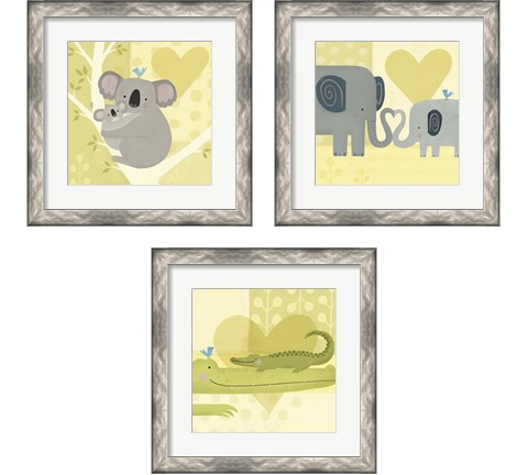 Mama and Me 3 Piece Framed Art Print Set by Victoria Borges
