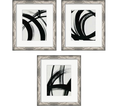 Spontaneous  3 Piece Framed Art Print Set by Farida Zaman