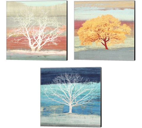 Treescape 3 Piece Canvas Print Set by Alessio Aprile