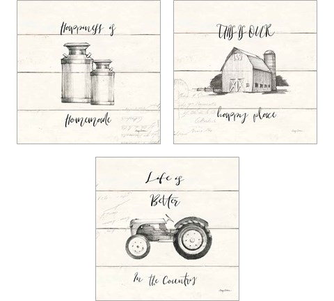 Life at Home 3 Piece Art Print Set by Avery Tillmon