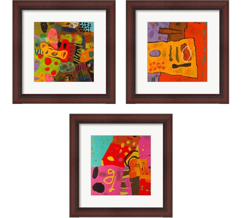 Conversations in the Abstract 3 Piece Framed Art Print Set by Downs