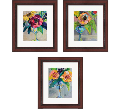 Clearly Fun 3 Piece Framed Art Print Set by Jeanette Vertentes