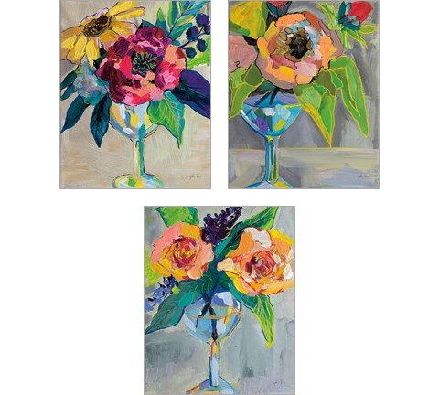 Clearly Fun 3 Piece Art Print Set by Jeanette Vertentes