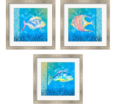 Under the Sea 3 Piece Framed Art Print Set by Julie DeRice
