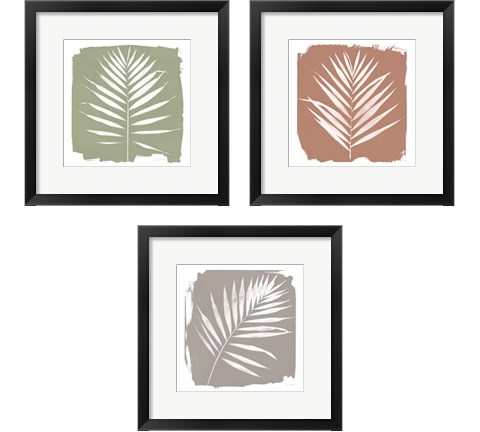 Nature By The Lake - Frond 3 Piece Framed Art Print Set by Piper Rhue