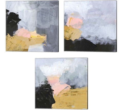 Niebla 3 Piece Canvas Print Set by Victoria Borges