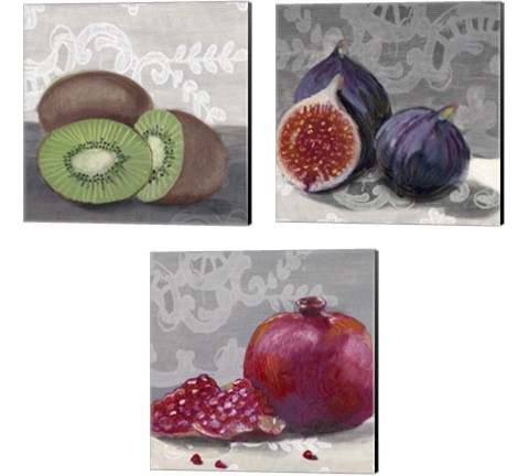 Laura's Harvest  3 Piece Canvas Print Set by Alicia Ludwig