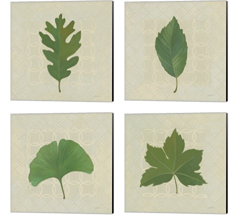 Forest Leaves 4 Piece Canvas Print Set by Kathrine Lovell