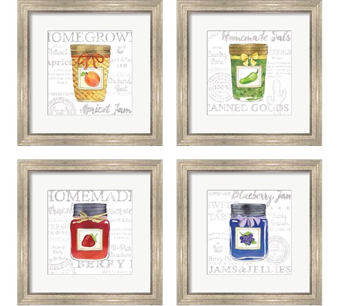 Canning Kitchen 4 Piece Framed Art Print Set by Beth Grove