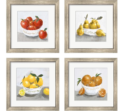 Oranges & Lemons 4 Piece Framed Art Print Set by Isabelle Z