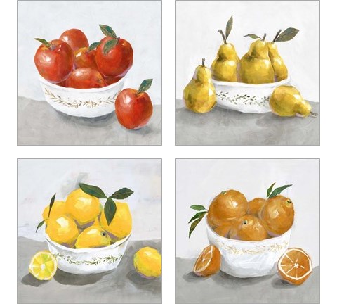 Oranges & Lemons 4 Piece Art Print Set by Isabelle Z
