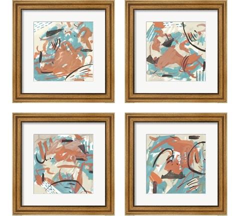 Abstract Composition 4 Piece Framed Art Print Set by Melissa Wang