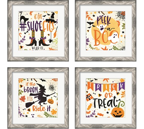 If the Broom Fits 4 Piece Framed Art Print Set by Mollie B.