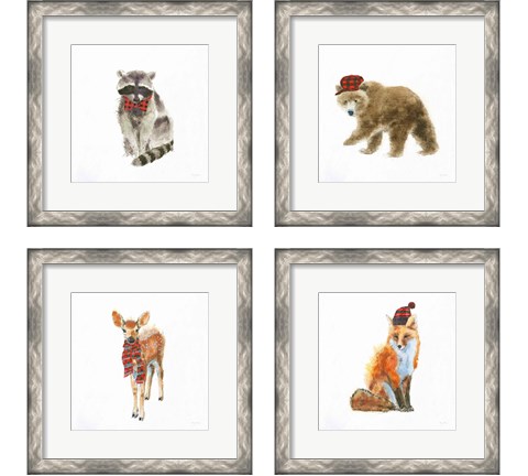 Into the Woods in Style 4 Piece Framed Art Print Set by Emily Adams