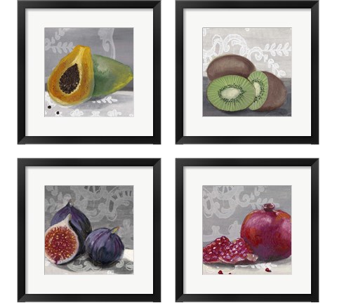 Laura's Harvest  4 Piece Framed Art Print Set by Alicia Ludwig