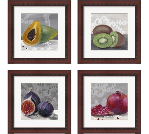 Laura's Harvest  4 Piece Framed Art Print Set by Alicia Ludwig