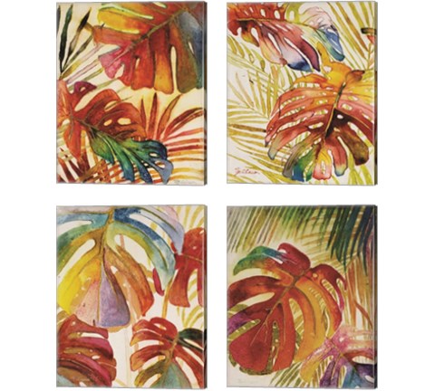 Tropic Botanicals 4 Piece Canvas Print Set by Marie-Elaine Cusson