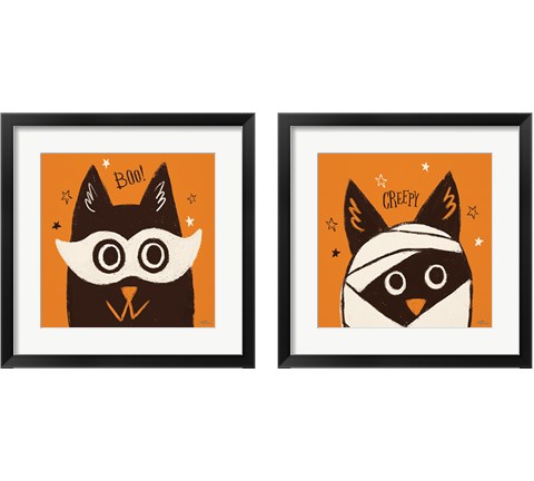 Spooktacular 2 Piece Framed Art Print Set by Janelle Penner