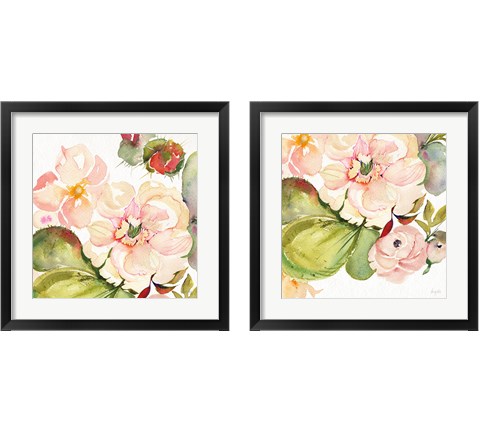 Desert Rose 2 Piece Framed Art Print Set by Kristy Rice