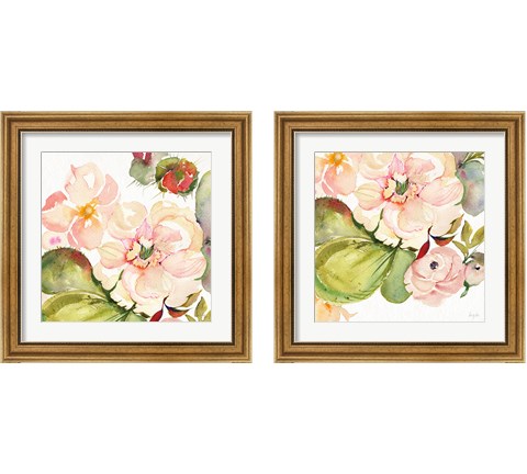 Desert Rose 2 Piece Framed Art Print Set by Kristy Rice