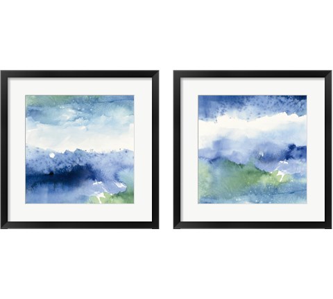 Midnight at the Lake 2 Piece Framed Art Print Set by Mike Schick