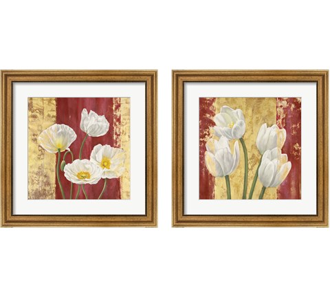 Royal Red 2 Piece Framed Art Print Set by Jenny Thomlinson