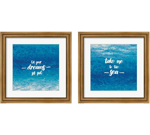 Unerwater Quotes 2 Piece Framed Art Print Set by James Wiens