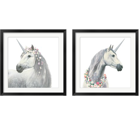 Spirit Unicorn 2 Piece Framed Art Print Set by James Wiens
