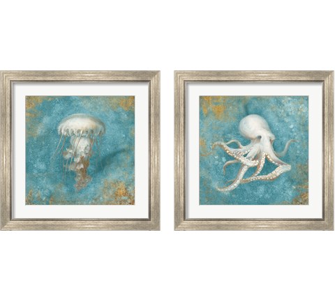 Treasures from the Sea 2 Piece Framed Art Print Set by Danhui Nai