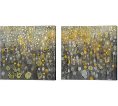 Rain Abstract 2 Piece Canvas Print Set by Danhui Nai