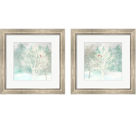 Winter Wonder 2 Piece Framed Art Print Set by Cynthia Coulter
