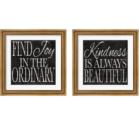 Kindness and Joy Signs 2 Piece Framed Art Print Set by Jen Killeen