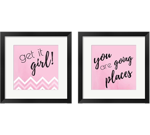 Get it Girl 2 Piece Framed Art Print Set by ND Art & Design