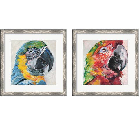 Parrot 2 Piece Framed Art Print Set by Anne Seay