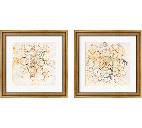 Henna Mandala 2 Piece Framed Art Print Set by Melissa Averinos