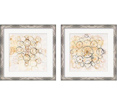 Henna Mandala 2 Piece Framed Art Print Set by Melissa Averinos