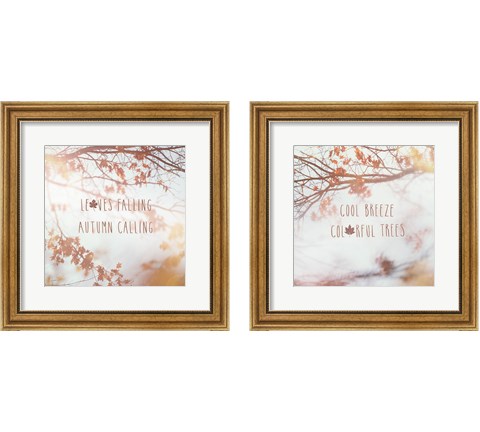 Autumn Calling 2 Piece Framed Art Print Set by Laura Marshall