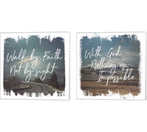 Wild Wishes 2 Piece Canvas Print Set by Laura Marshall