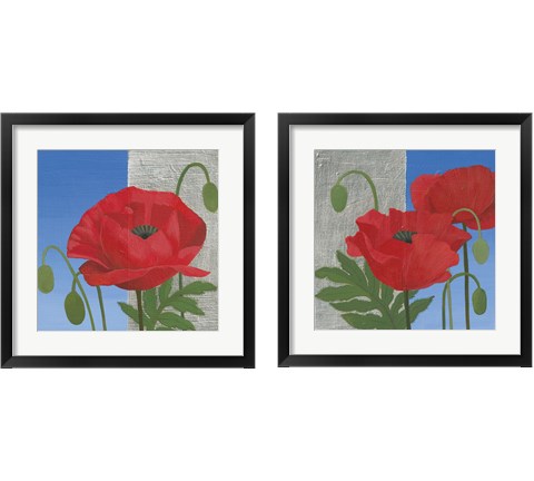 More Poppies 2 Piece Framed Art Print Set by Kathrine Lovell