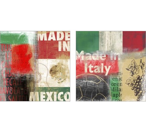 Abstract Countries 2 Piece Art Print Set by Posters International Studio