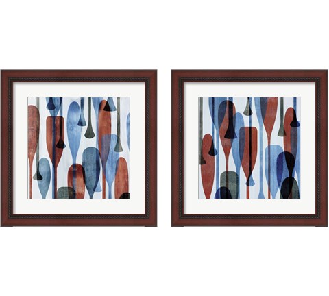 Paddles  2 Piece Framed Art Print Set by Edward Selkirk