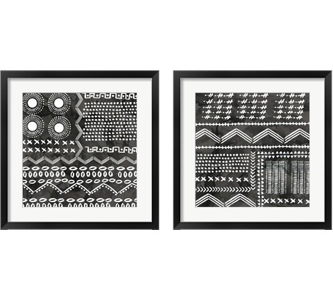 African Black  2 Piece Framed Art Print Set by Posters International Studio